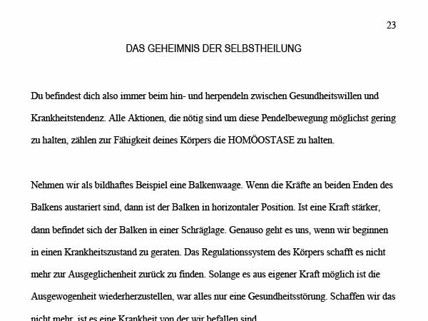 Buchinhalt Übersicht
